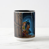 Scooby & Shaggy: Barrel of Frights beroemd gemaakt Tweekleurige Koffiemok