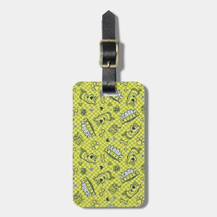 Scooby Snacks Galore Checker Pattern Bagagelabel