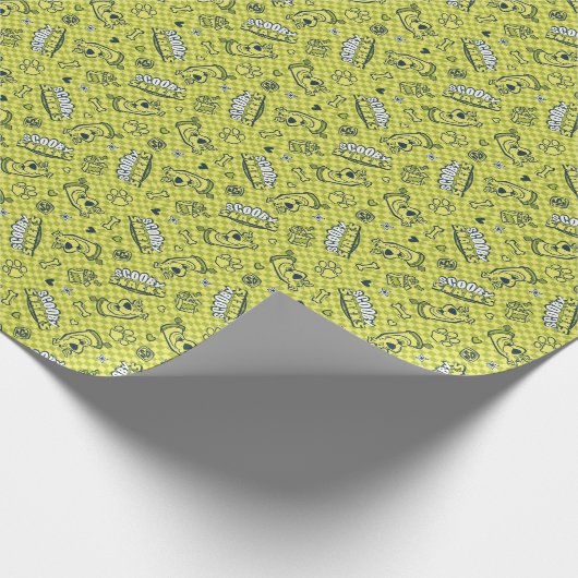 Scooby Snacks Galore Checker Pattern Cadeaupapier (Hoek)