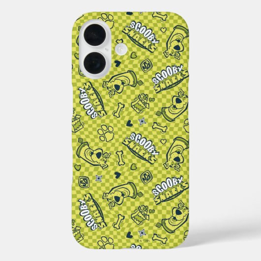 Scooby Snacks Galore Checker Pattern Case-Mate iPhone Case (Achterkant)