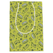 Scooby Snacks Galore Checker Pattern Medium Cadeauzakje (Voorkant)