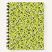 Scooby Snacks Galore Checker Pattern Notitieboek (Voorkant)