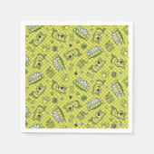 Scooby Snacks Galore Checker Pattern Servet (Voorkant)