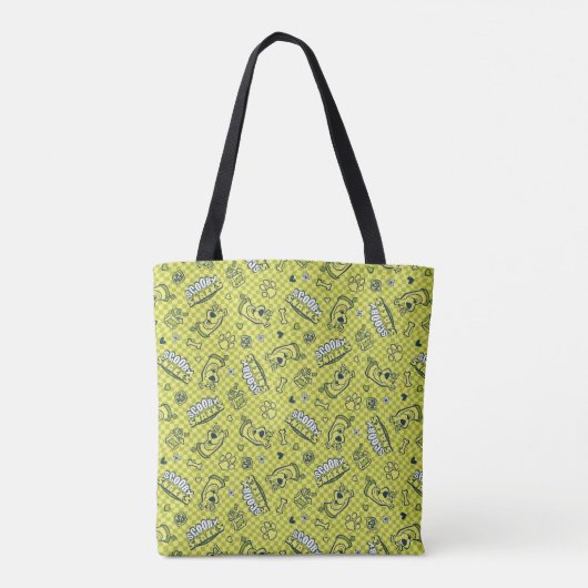 Scooby Snacks Galore Checker Pattern Tote Bag (Achterkant)