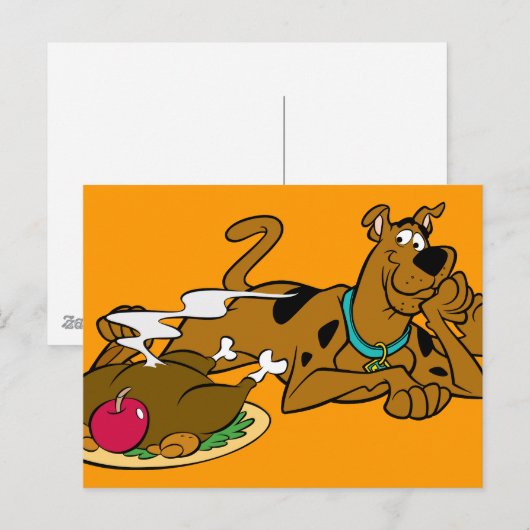 Scooby Thanksgiving 06 Feestdagenkaart (Voorkant / Achterkant)
