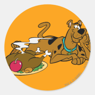 Scooby Thanksgiving 06 Ronde Sticker