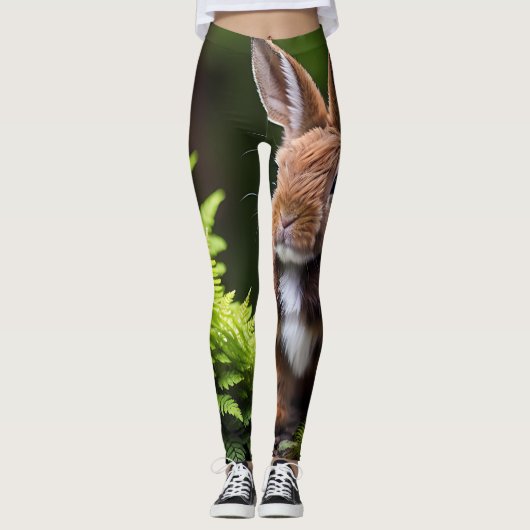 Scooby the Dwarf Bunny: Een kleine bal van vreugde Leggings (Voorkant)