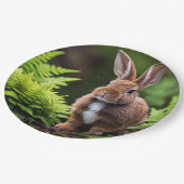 Scooby the Dwarf Bunny: Een kleine bal van vreugde Papieren Bordje (Gekanteld)