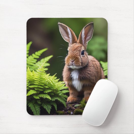 Scooby The Dwarf Bunny Rabbit, Mousepad Muismat (Met muis)