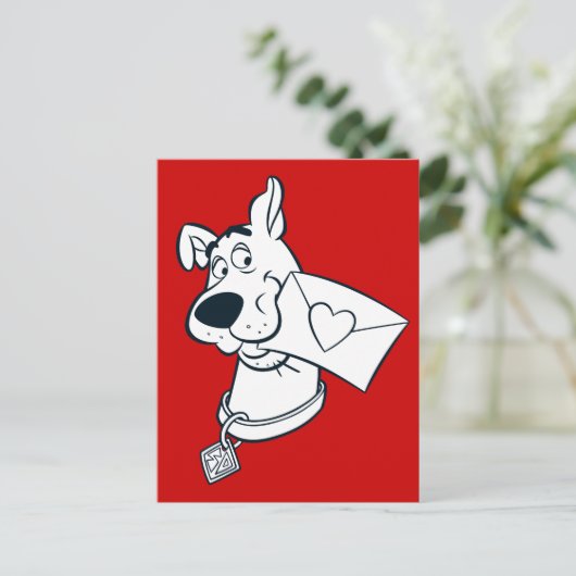 Scooby-Valentijnsdag Feestdagenkaart (Staand voorkant)