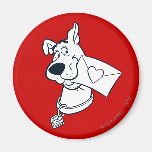 Scooby-Valentijnsdag Magneet (Voorkant)