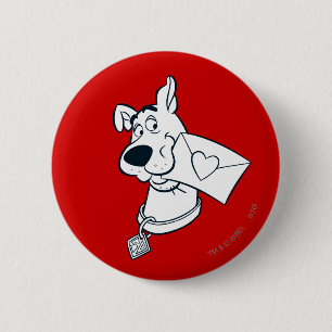 Scooby-Valentijnsdag Ronde Button 5,7 Cm