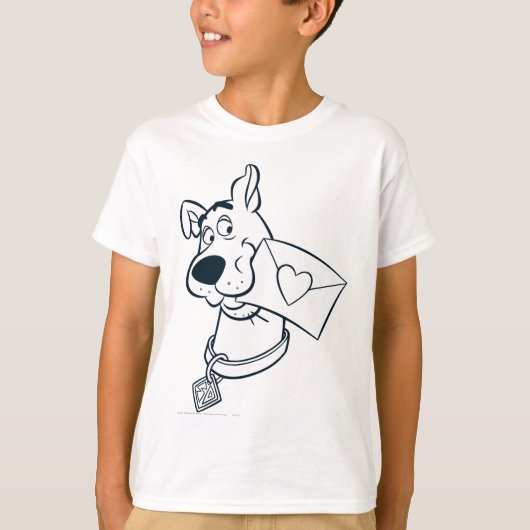 Scooby-Valentijnsdag T-shirt (Voorkant)
