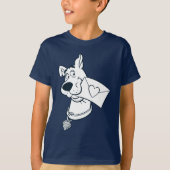 Scooby-Valentijnsdag T-shirt (Voorkant)