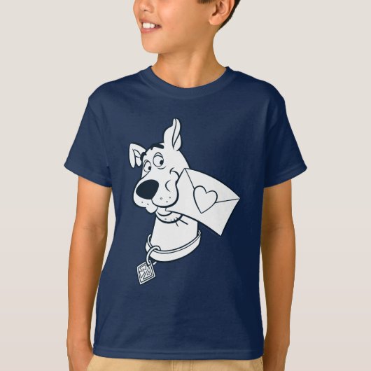 Scooby-Valentijnsdag T-shirt (Voorkant)