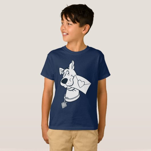 Scooby-Valentijnsdag T-shirt (Voorkant volledig)