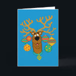 Scooby van de rendiermachine feestdagen kaart<br><div class="desc">Scooby Doo Holidays</div>