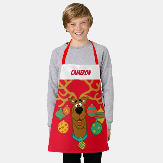 Scooby van de rendiermachine schort (Gedragen)