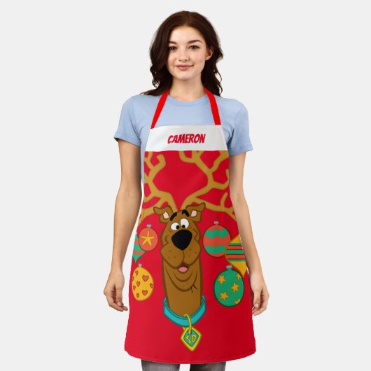 Scooby van de rendiermachine schort (Gedragen)