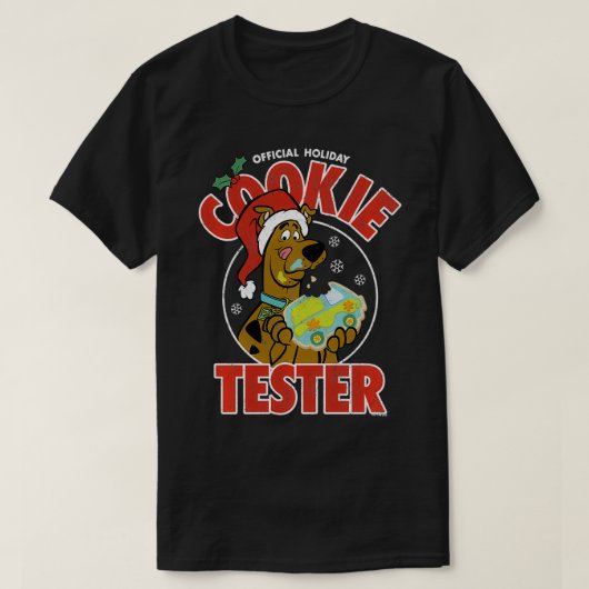 ScoobyDoo Kerst Cookie Tester T-shirt (Design voorkant)