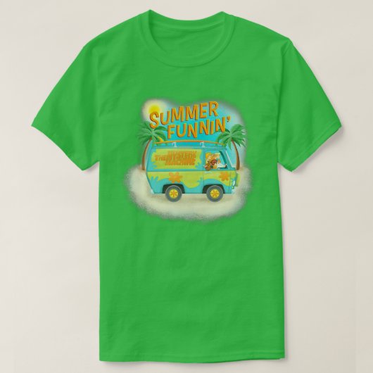 ScoobyDoo Summer Funnin Mystery Machine T-shirt (Design voorkant)