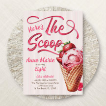 Scoop Ice Cream Meisjes Alle Leeftijd Verjaardag
