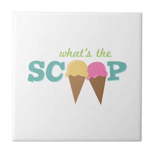 Scoop Ice Creams Tegeltje (Voorkant)