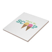 Scoop Ice Creams Tegeltje (Zijkant)