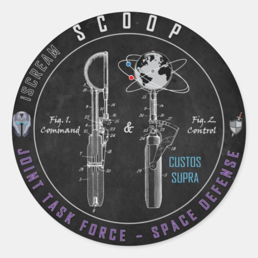 SCOOP Morale Classic Round Sticker (Voorkant)