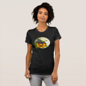 Scoop Neck Pumpkin Halloween t-shirt (Voorkant volledig)