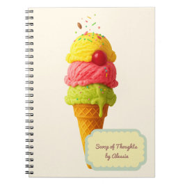 Scoop of Thoughts – Gepersonaliseerd ijs Notitieboek