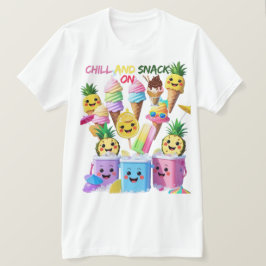 Scoop, Sip, Smile – Summer Treats Tee T-shirt