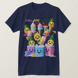 Scoop, Sip, Smile – Zomer Lekkernijen T-shirt