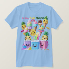 Scoop, Slurp, Lach – Zomer Lekkernijen T-shirt