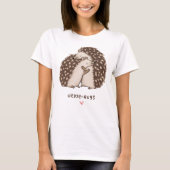 Scoop T-Shirt met heggenschotsknoppen (Voorkant)