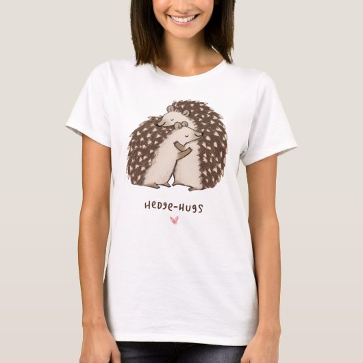 Scoop T-Shirt met heggenschotsknoppen (Voorkant)