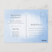 Scooped Ice Cream Theme Shower-uitnodiging Briefkaart (Achterkant)