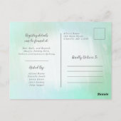 Scooped Ice Cream Theme Shower-uitnodiging Briefkaart (Achterkant)