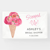 Scooped Up Bruidsfeest Banner (Horizontaal)