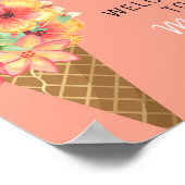 Scooped Up bruiloft feest welkomstbord Poster (Hoek)