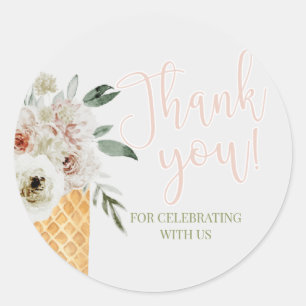 Scooped up, Bruiloftsfeest, Bruid, Uitnodiging Sco Ronde Sticker