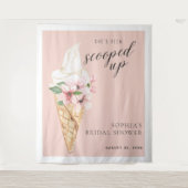 Scooped Up Bruiloftsfeest Wandkleed (Voorkant)