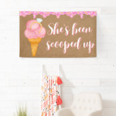 Scooped Up Engagement Bruidsfeest Banner Decoratie (Insitu)