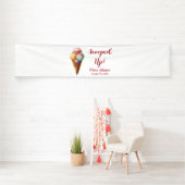 Scooped Up Ice Cream Cute Bridal Shower Spandoek (Insitu)