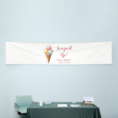 Scooped Up Ice Cream Cute Bridal Shower Spandoek (Beurs)
