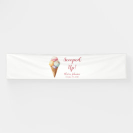 Scooped Up Ice Cream Cute Bridal Shower Spandoek
