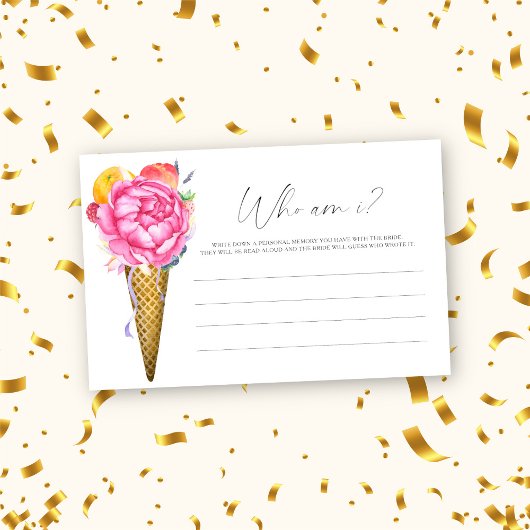 Scooped up! - Wie ben ik bruidsfeest spel Briefpapier