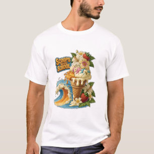 Scoops Before School Tropische Ijsberg Golf T-shirt