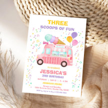 Scoops Of Fun Ijsauto Roze Meisje Verjaardag