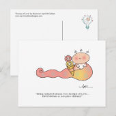 SCOOPS of LOVE Briefkaart by April McCallum (Voorkant / Achterkant)